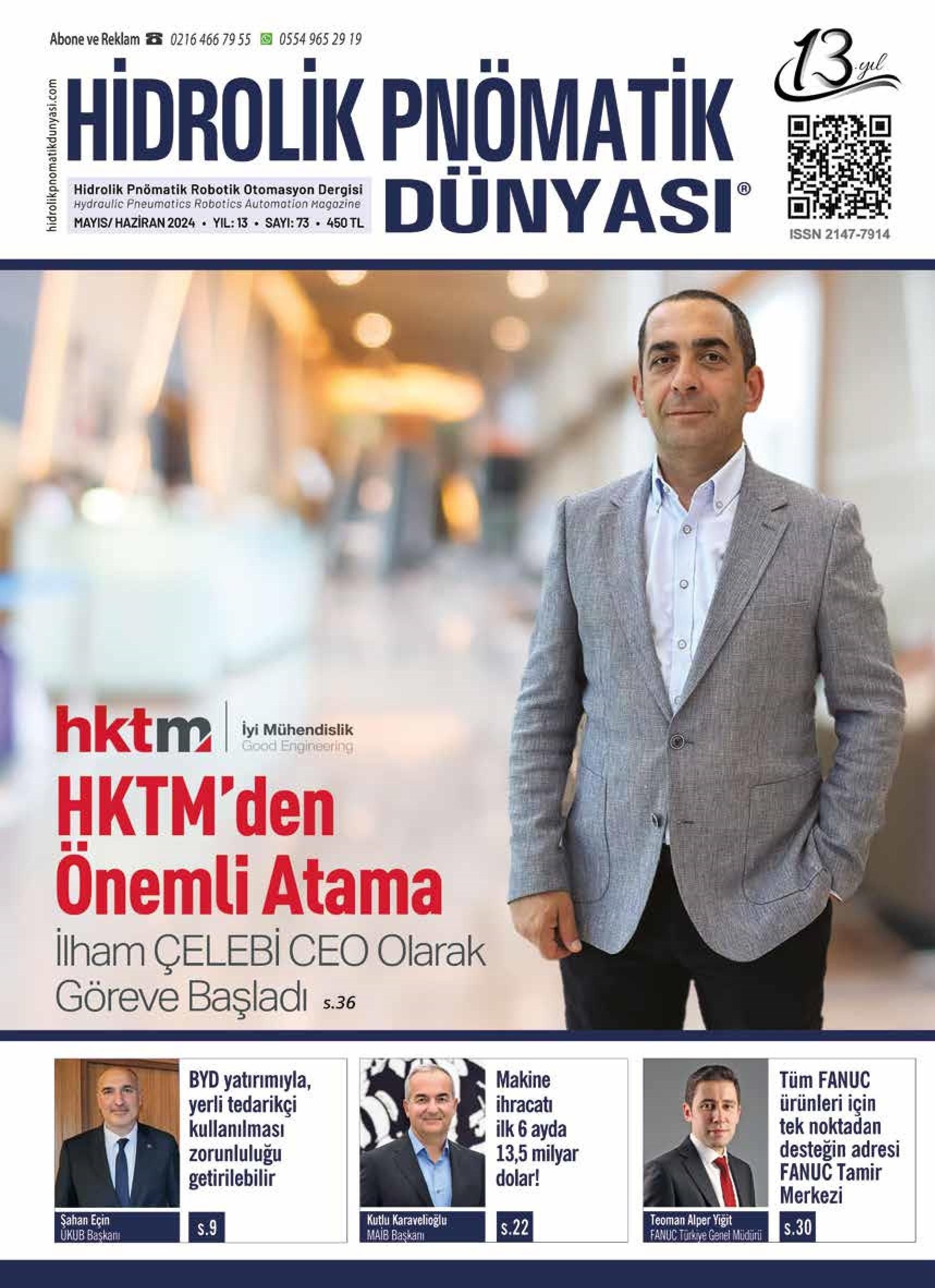 Hidrolik Pnömatik Dünyası - 73. Sayı - Mayıs-Haziran 2024