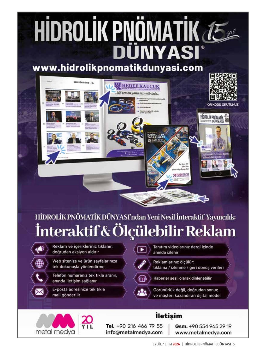 Hidrolik Pnömatik Dünyası 85. sayı, 7. sayfa