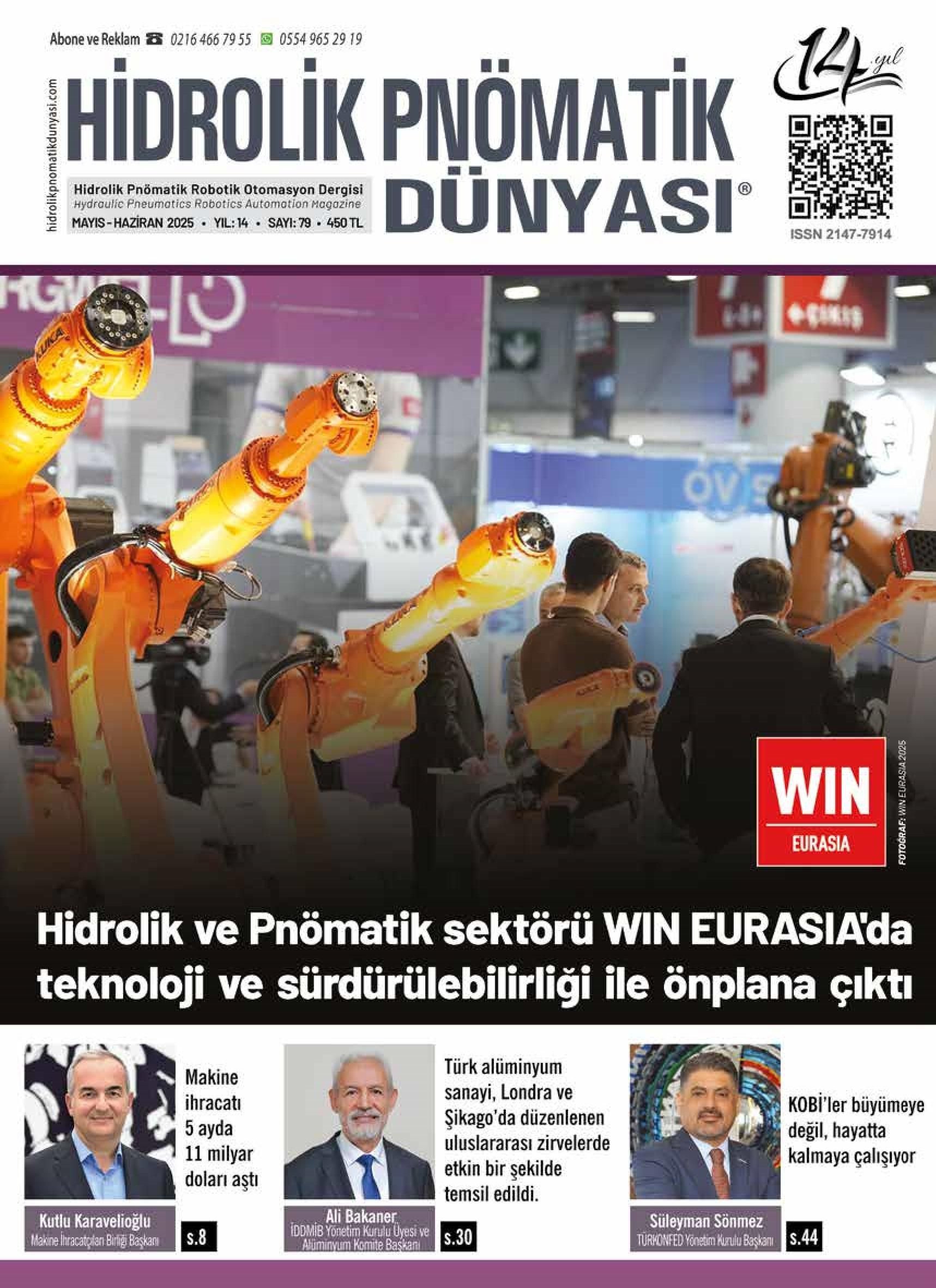 Hidrolik Pnömatik Dünyası - 79. Sayı - Mayıs-Haziran 2025