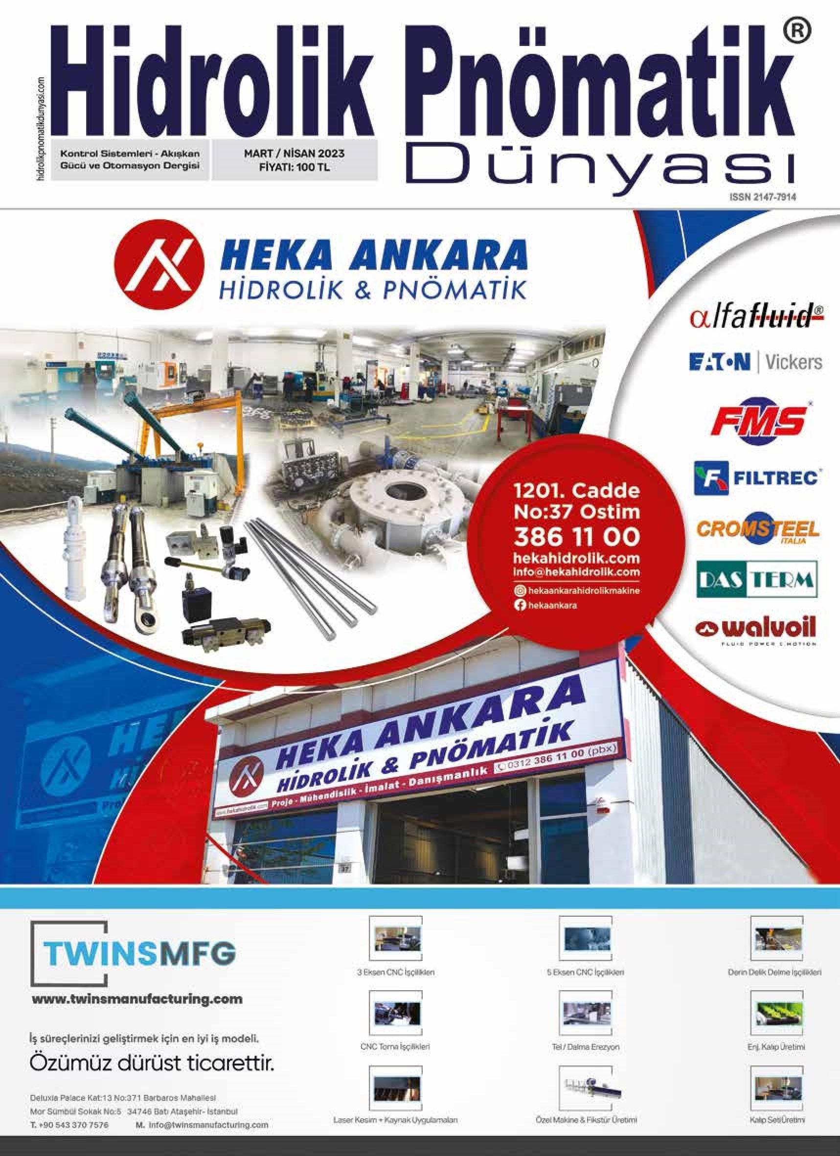 Hidrolik Pnömatik Dünyası - 66. Sayı - Mayıs-Haziran 2023