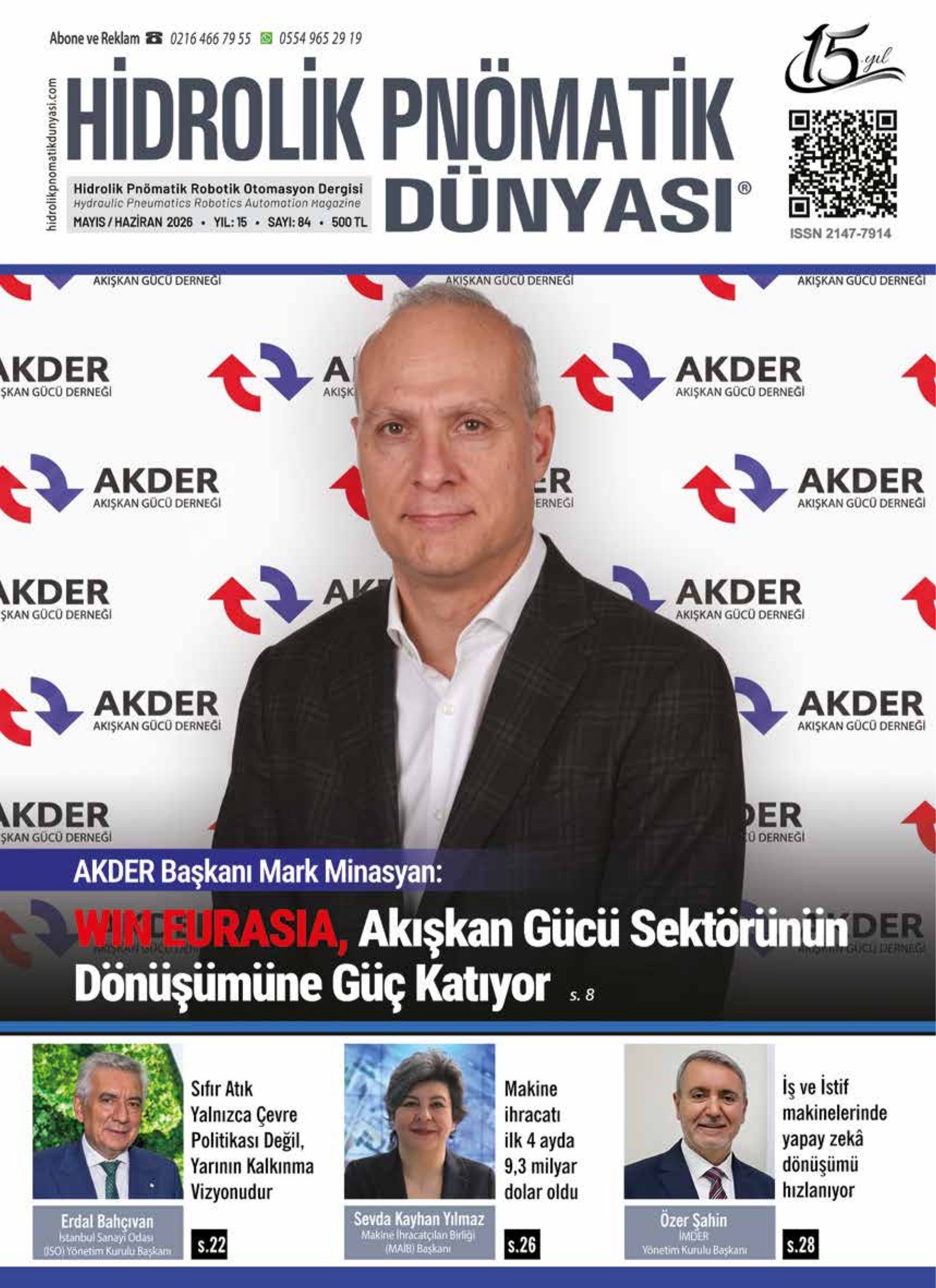 Hidrolik Pnömatik Dünyası - 84. Sayı - Mayıs-Haziran 2026